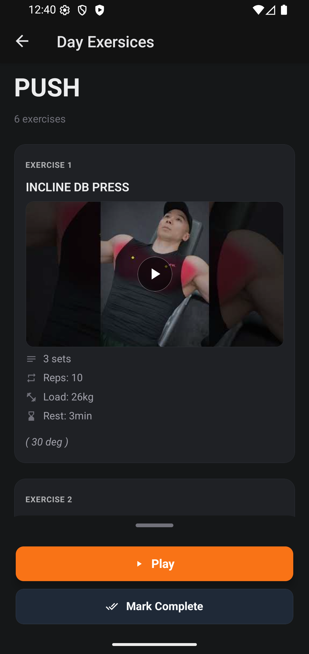Rep&Sets Android screenshot