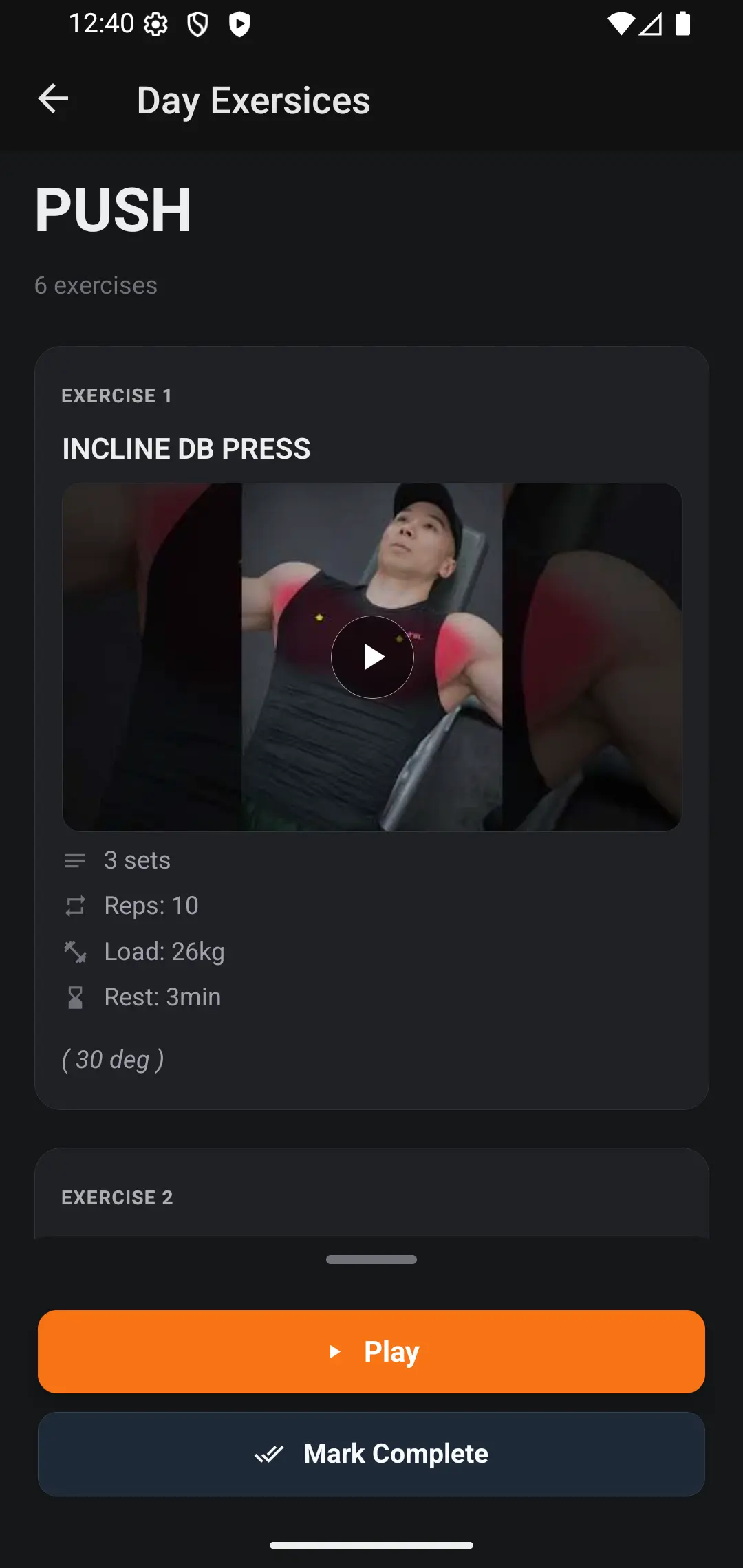Rep&Sets Android screenshot